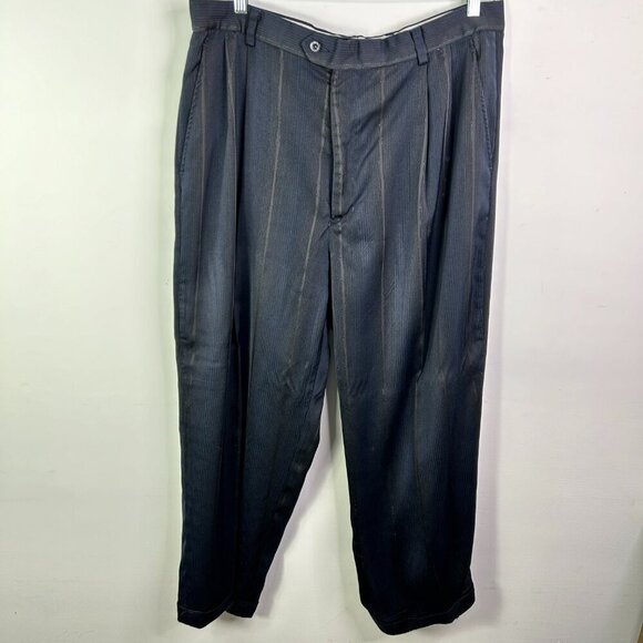 Syllables System Men's Blue and Black Formal Top and Pant Outfit Size XXL/40 - Picture 3 of 14